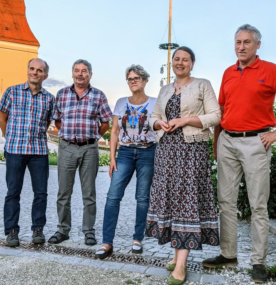 von links - Hubert Wittmann, Sepp Buberger, Andrea Luges, Karlheinz Maß, Carolin Wagner